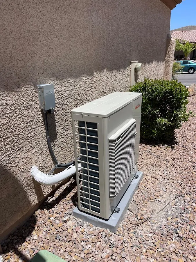 Residential air conditioning condenser unit in Ukiah